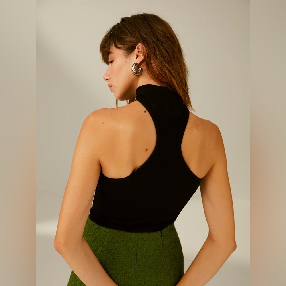 Black Racerback Top - Picture 5 of 6